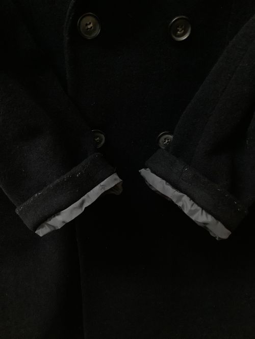 HEVO（イーヴォ）Hevo (イーヴォ) チェスターコート ブラック サイズ:48の古着・服飾アイテム