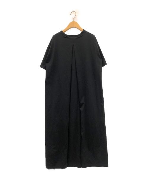 THE RERACS（ザ リラクス）THE RERACS (ザ リラクス) コットンジャージーワンピース ブラック サイズ:-の古着・服飾アイテム