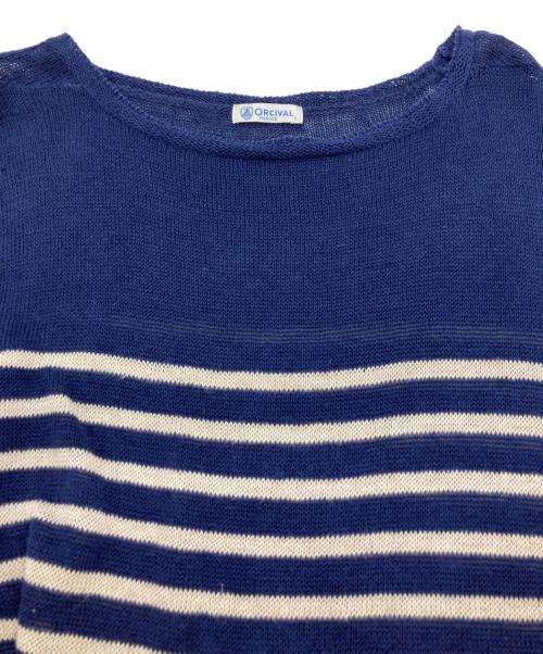 ORCIVAL（オーシバル）ORCIVAL (オーシバル) リネンニット ネイビー サイズ:1の古着・服飾アイテム