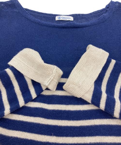 ORCIVAL（オーシバル）ORCIVAL (オーシバル) リネンニット ネイビー サイズ:1の古着・服飾アイテム