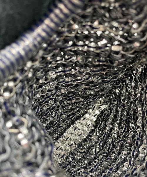 ANTEPRIMA（アンテプリマ）ANTEPRIMA (アンテプリマ) チェーンショルダーバッグ ネイビーの古着・服飾アイテム