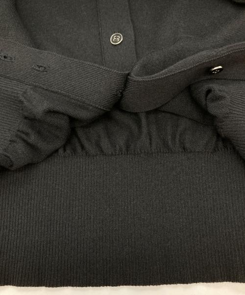 support surface（サポートサーフェス）support surface (サポートサーフェス) メッシュスリーブカーディガン ブラック サイズ:1の古着・服飾アイテム