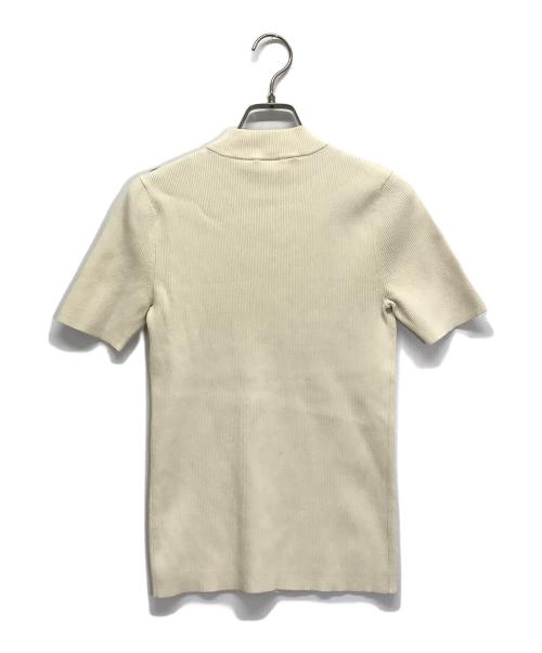 TORY BURCH（トリーバーチ）TORY BURCH (トリーバーチ) ショートスリーブニット アイボリー サイズ:1の古着・服飾アイテム