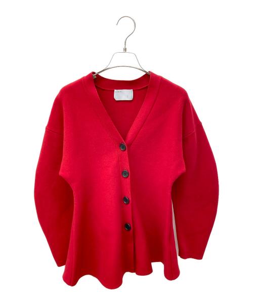 Noble（ノーブル）Noble (ノーブル) MINAウエストシェイプカーディガン レッド サイズ:Freeの古着・服飾アイテム