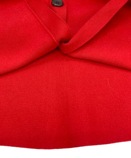 Noble（ノーブル）Noble (ノーブル) MINAウエストシェイプカーディガン レッド サイズ:Freeの古着・服飾アイテム