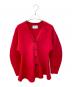 Noble（ノーブル）の古着「MINAウエストシェイプカーディガン」｜レッド