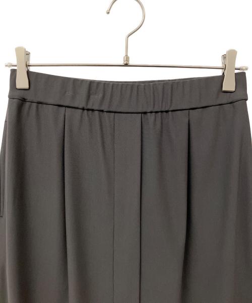 MOGA（モガ）MOGA (モガ) トリアセハイテンションIラインスカート グレー サイズ:2の古着・服飾アイテム