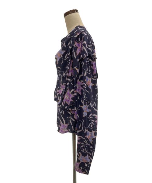 ISABEL MARANT ETOILE（イザベルマランエトワール）ISABEL MARANT ETOILE (イザベルマランエトワール) フローラルプリントブラウス ネイビー サイズ:34の古着・服飾アイテム