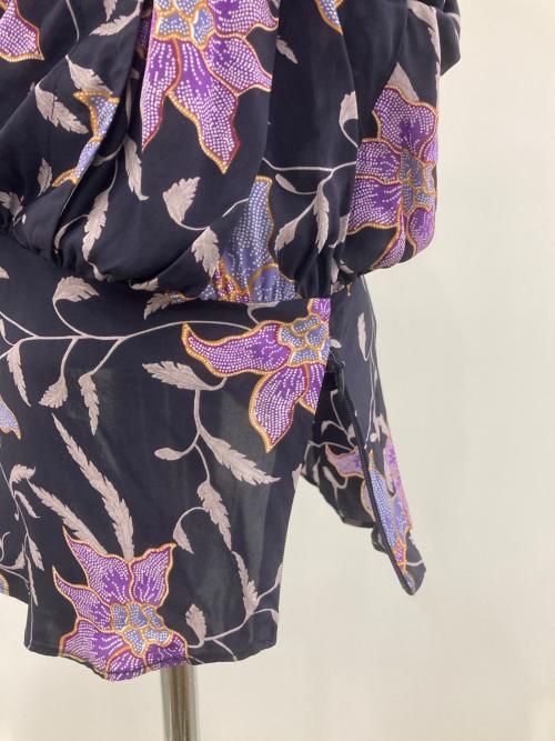 ISABEL MARANT ETOILE（イザベルマランエトワール）ISABEL MARANT ETOILE (イザベルマランエトワール) フローラルプリントブラウス ネイビー サイズ:34の古着・服飾アイテム