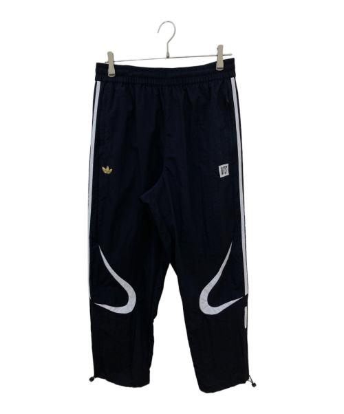 adidas（アディダス）adidas (アディダス) NTS Radio (NTSラジオ) ナイロントラックパンツ ブラック サイズ:XLの古着・服飾アイテム