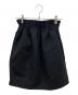 MALLOW BLUE（マロウブルー）の古着「コクーンミニスカート」｜ブラック