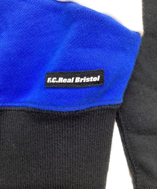 F.C.R.B.（エフシーレアルブリストル）F.C.R.B. (エフシーレアルブリストル) STREAM LINE PULLOVER HOODIE ブラック×レッド サイズ:L 未使用品の古着・服飾アイテム