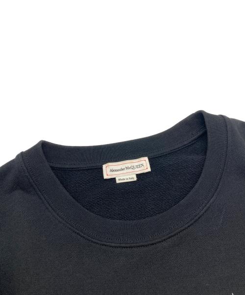 ALEXANDER McQUEEN（アレキサンダーマックイーン）ALEXANDER McQUEEN (アレキサンダーマックイーン) フローラススカル刺繍スウェット ブラック サイズ:Sの古着・服飾アイテム