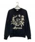 ALEXANDER McQUEEN（アレキサンダーマックイーン）の古着「フローラススカル刺繍スウェット」｜ブラック
