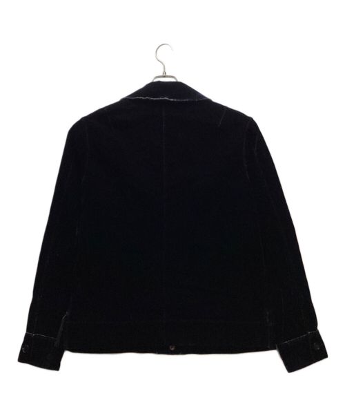 Acne studios（アクネ ストゥディオス）Acne studios (アクネ ストゥディオス) Flocked Denim Chore Jacket ネイビー サイズ:46の古着・服飾アイテム