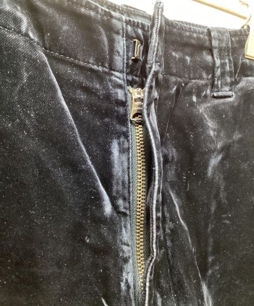 Acne studios（アクネ ストゥディオス）Acne studios (アクネ ストゥディオス) Flocked Denim Trousers ネイビー サイズ:44の古着・服飾アイテム