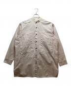 Acne studiosアクネ ストゥディオス）の古着「スタンドカラーシャツ」｜ピンク