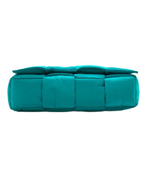 BOTTEGA VENETA（ボッテガベネタ）BOTTEGA VENETA (ボッテガベネタ) パデット カセット テック マキシイントレチャート ショルダーバッグ ブルー サイズ:スモール/28の古着・服飾アイテム