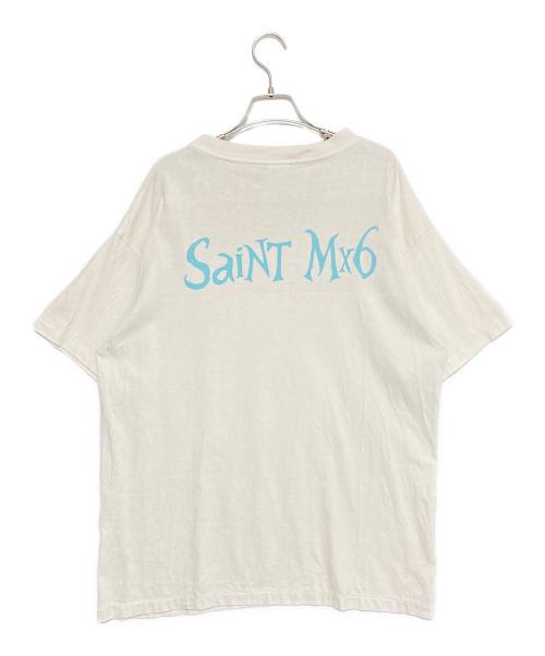 SAINT MICHAEL（セントマイケル）SAINT MICHAEL (セントマイケル) alice in wonderland (アリスインワンダーランド) DS-SS TEE/WHITE QN/WHITE ホワイト サイズ:Lの古着・服飾アイテム