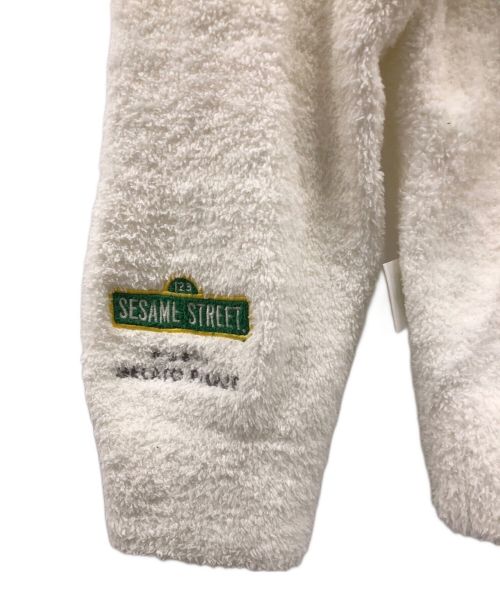 gelato pique（ジェラートピケ）gelato pique (ジェラートピケ) SESAME STREET (セサミストリート) ジャガードプルオーバー&ロングパンツセット ホワイト×ブルー サイズ:Mの古着・服飾アイテム