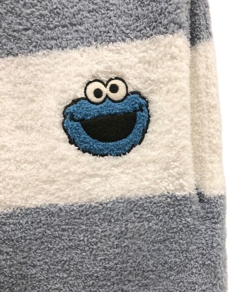 gelato pique（ジェラートピケ）gelato pique (ジェラートピケ) SESAME STREET (セサミストリート) ジャガードプルオーバー&ロングパンツセット ホワイト×ブルー サイズ:Mの古着・服飾アイテム