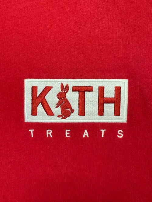 KITH（キス）KITH (キス) Treats Year Of The Rabbit Hoodie レッド サイズ:Mの古着・服飾アイテム