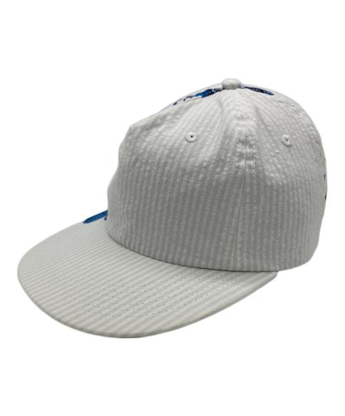 KITH（キス）KITH (キス) シアサッカーキャップ ホワイト 未使用品の古着・服飾アイテム