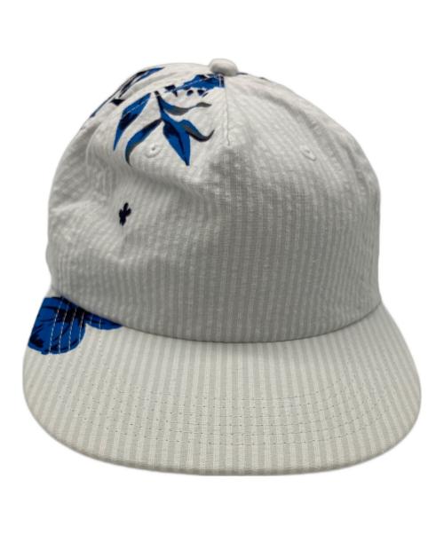 KITH（キス）KITH (キス) シアサッカーキャップ ホワイト 未使用品の古着・服飾アイテム