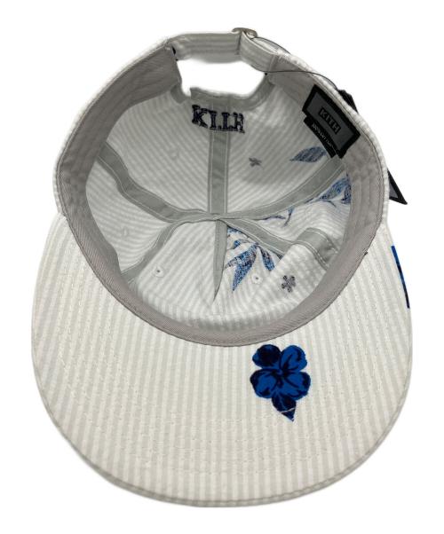 KITH（キス）KITH (キス) シアサッカーキャップ ホワイト 未使用品の古着・服飾アイテム