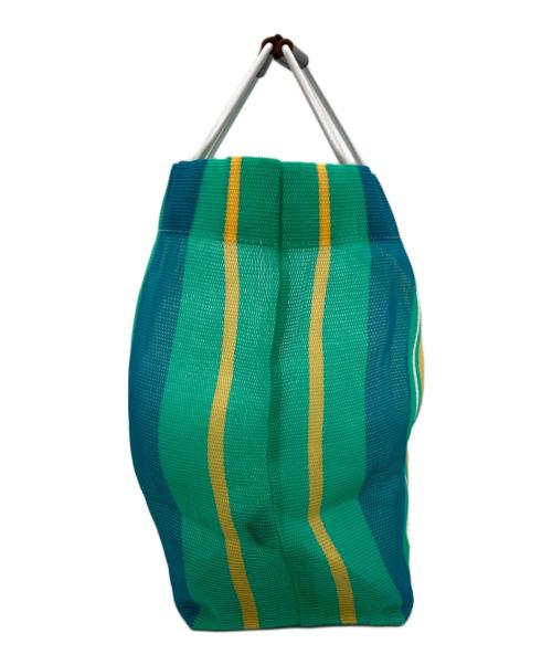 MARNI（マルニ）MARNI (マルニ) FLOWER CAFE ストライプバッグミニ アゲートグレーの古着・服飾アイテム