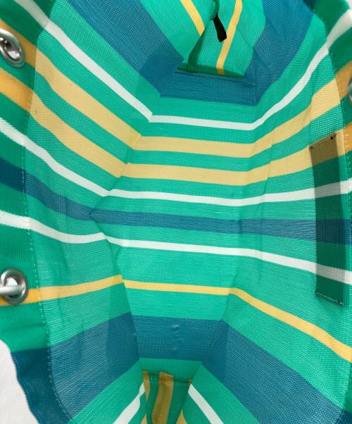 MARNI（マルニ）MARNI (マルニ) FLOWER CAFE ストライプバッグミニ アゲートグレーの古着・服飾アイテム