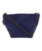 Herve Chapelierエルベシャプリエ）の古着「ナイロン舟型ショルダーバッグXS」｜ブルーニュイ