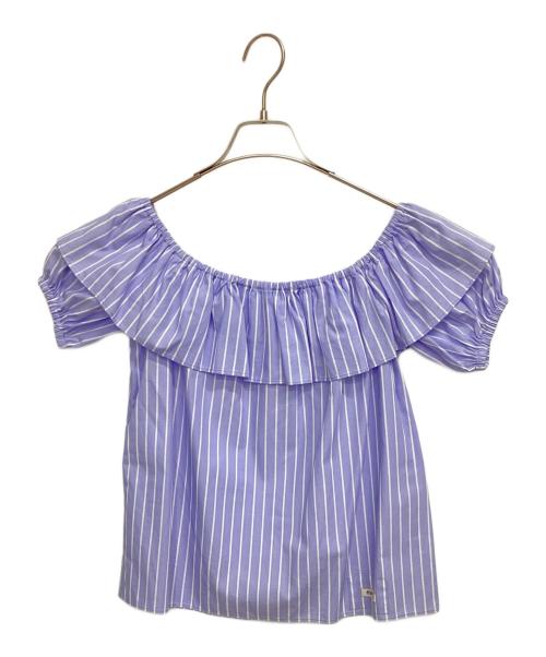 MIU MIU（ミュウミュウ）MIU MIU (ミュウミュウ) ブラウス ライトブルー サイズ:36の古着・服飾アイテム