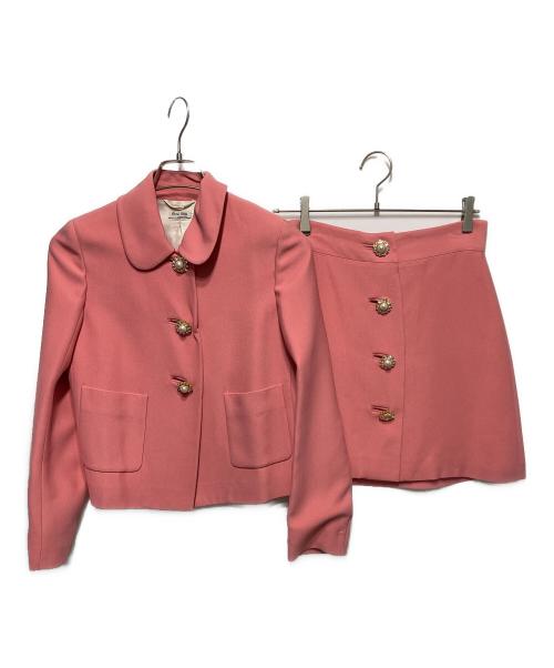 MIU MIU（ミュウミュウ）MIU MIU (ミュウミュウ) セットアップスーツ ピンク サイズ:JK 36　/　SK　40の古着・服飾アイテム