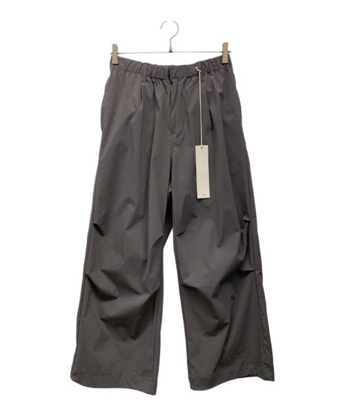WYM LIDNM（ウィム バイ リドム）WYM LIDNM (ウィム バイ リドム) TRACK WIDE EASY LOOSE PANTS グレー サイズ:XSの古着・服飾アイテム