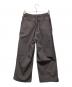 WYM LIDNM (ウィム バイ リドム) TRACK WIDE EASY LOOSE PANTS グレー サイズ:XS：2980円