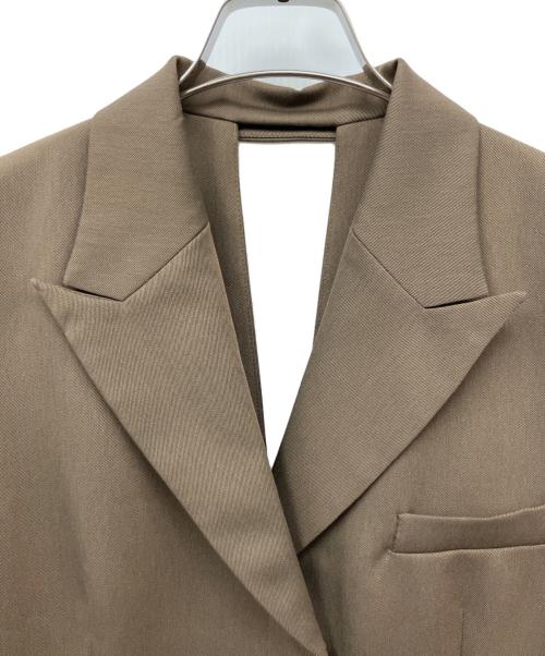 LE CIEL BLEU（ルシェルブルー）LE CIEL BLEU (ルシェルブルー) Gilet Mini Dress ブラウン サイズ:36の古着・服飾アイテム