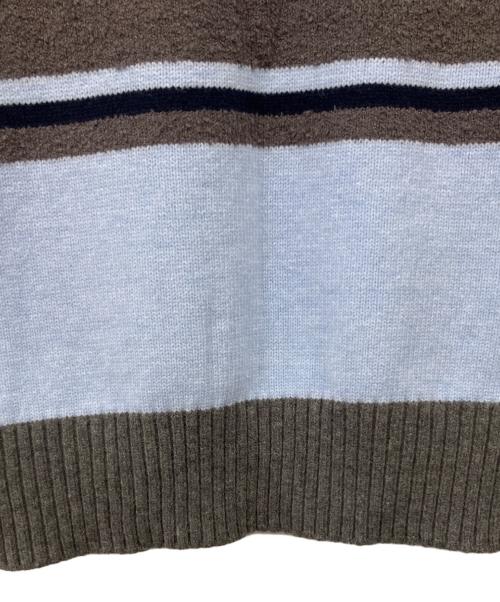 MAISON SPECIAL（メゾンスペシャル）MAISON SPECIAL (メゾンスペシャル) Bicolor Knit Vest ブルー サイズ:Freeの古着・服飾アイテム