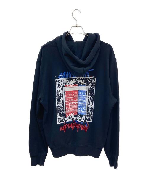 Carhartt WIP（カーハート ワークインプログレス）Carhartt WIP (カーハート ワークインプログレス) HOODED STEREO SWEAT ブラック サイズ:Mの古着・服飾アイテム