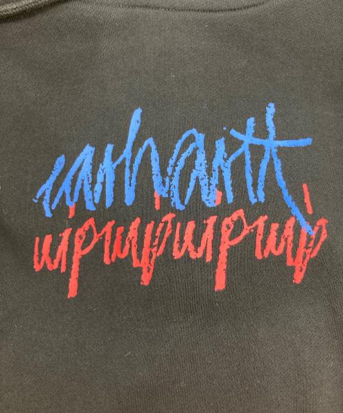 Carhartt WIP（カーハート ワークインプログレス）Carhartt WIP (カーハート ワークインプログレス) HOODED STEREO SWEAT ブラック サイズ:Mの古着・服飾アイテム