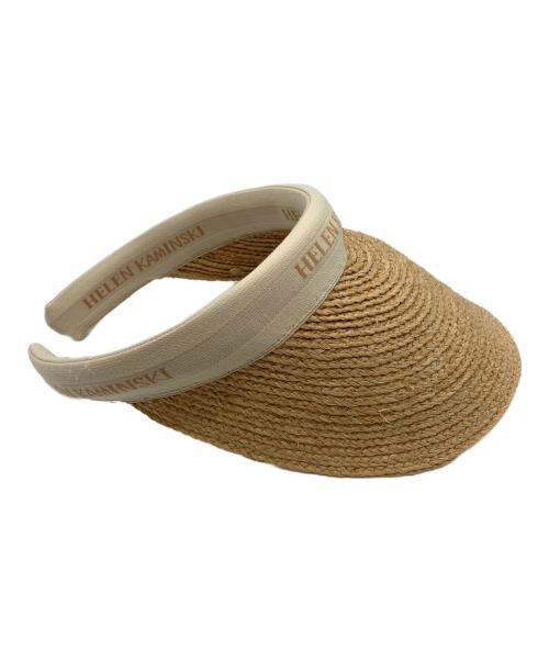 HELEN KAMINSKI（ヘレンカミンスキー）HELEN KAMINSKI (ヘレンカミンスキー) サンバイザー ナチュラルの古着・服飾アイテム