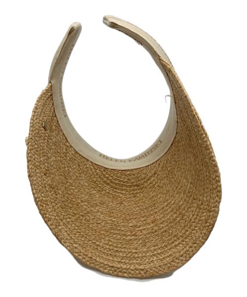 HELEN KAMINSKI（ヘレンカミンスキー）HELEN KAMINSKI (ヘレンカミンスキー) サンバイザー ナチュラルの古着・服飾アイテム