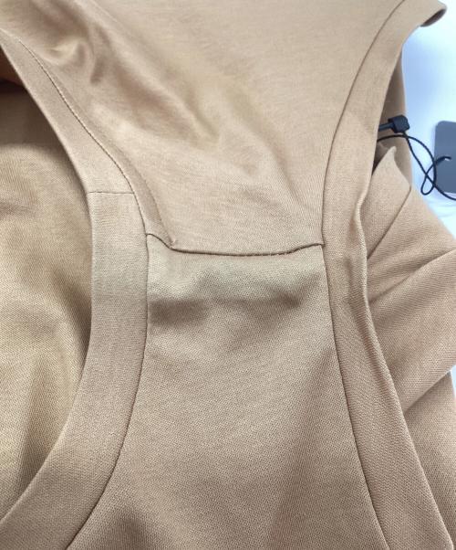 ESTNATION（エストネーション）ESTNATION (エストネーション) スリットフレアワンピース キャメル サイズ:Fの古着・服飾アイテム
