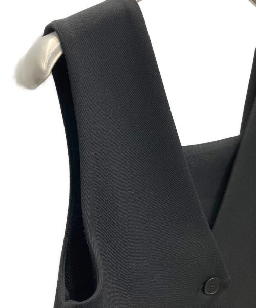 machatt（マチャット）machatt (マチャット) クロップドベスト ブラック サイズ:SIZEFREEの古着・服飾アイテム