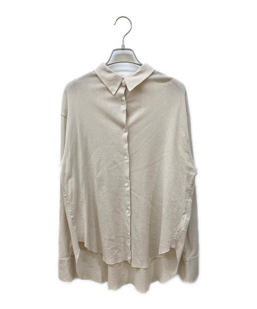 ETRE（エトレ）etre (エトレ) コットンメッシュカットシャツ ベージュ サイズ:Freeの古着・服飾アイテム