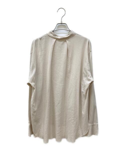 ETRE（エトレ）etre (エトレ) コットンメッシュカットシャツ ベージュ サイズ:Freeの古着・服飾アイテム