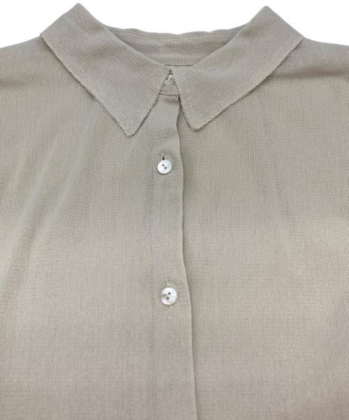 ETRE（エトレ）etre (エトレ) コットンメッシュカットシャツ ベージュ サイズ:Freeの古着・服飾アイテム