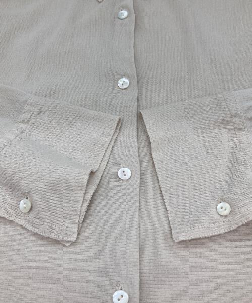 ETRE（エトレ）etre (エトレ) コットンメッシュカットシャツ ベージュ サイズ:Freeの古着・服飾アイテム