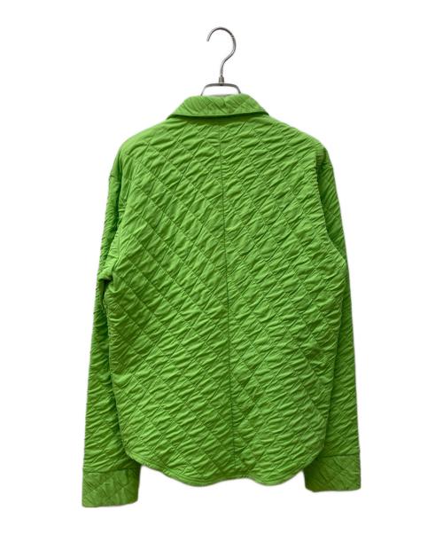 6(ROKU) BEAUTY&YOUTH（ロク ビューティーアンドユース）6(ROKU) BEAUTY&YOUTH (ロク ビューティーアンドユース) QUILTED SHIRTQUILTED SHIRT グリーン サイズ:FREEの古着・服飾アイテム