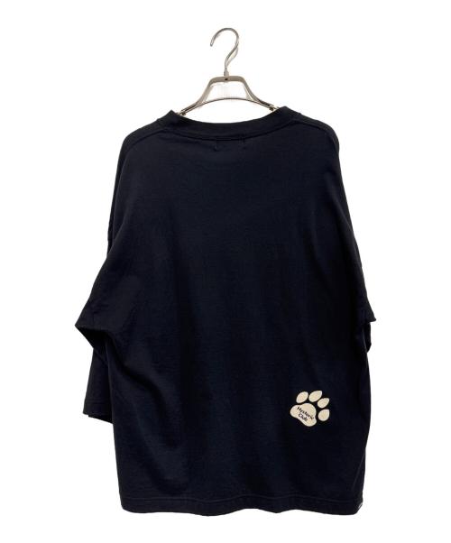 Hysteric Glamour（ヒステリックグラマー）Hysteric Glamour (ヒステリックグラマー) FIRE BEAR オーバーサイズ八分袖TシャツFIRE BEAR オーバーサイズ八分袖Tシャツ ブラック サイズ:FREEの古着・服飾アイテム